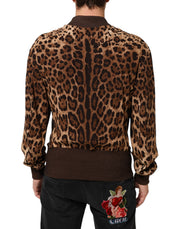Dolce & Gabbana Brown Leopard Print 