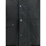 Barbour International Black Cotton Shell Jacket