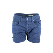 Please Blue Cotton Shorts