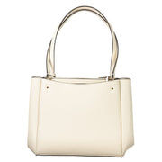 Guess Jeans White Polyethylene Handbag