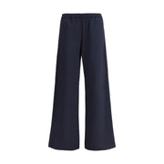 Cruna Blue Cotton Casual Pants