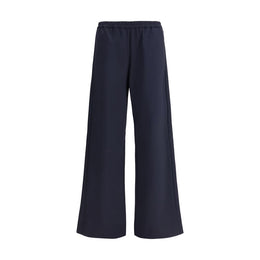 Cruna Blue Cotton Casual Pants