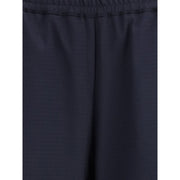 Cruna Blue Cotton Casual Pants