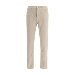 Jacob Cohen Gray Cotton Casual Pants