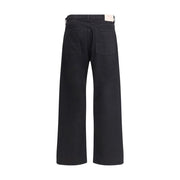 Our Legacy Black Cotton Straight-Leg Jeans