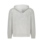 Calvin Klein Gray Cotton Mens Hooded Sweater