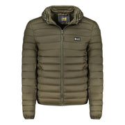 Cavalli Class Green Polyester Men Jacket