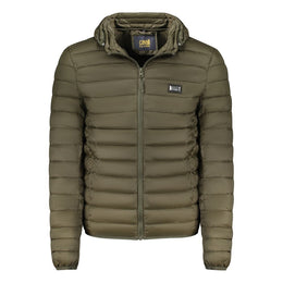 Cavalli Class Green Polyester Men Jacket
