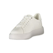 Blauer White Polyester Sneaker