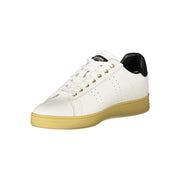 Blauer White Polyester Sneaker
