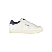 Blauer White Polyester Sneaker