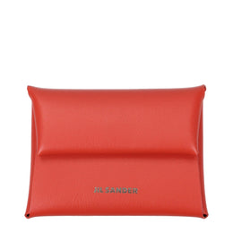 Jil Sander Orange Leather Wallet