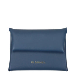 Jil Sander Blue Leather Wallet