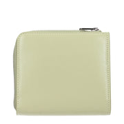 Jil Sander Green Leather Wallet
