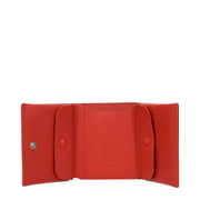 Jil Sander Red Leather Wallet