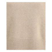 Extreme Cashmere Beige Cashmere Turtleneck