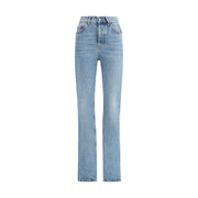 Saint Laurent Light Blue Cotton Slim Fit Jeans