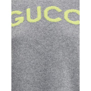 Gucci Gray Wool Sweatshirt