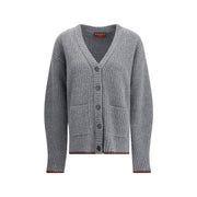 Gucci Gray Wool Cardigan