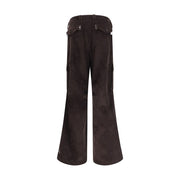 Dolce & Gabbana Brown Cotton Cargo Pants