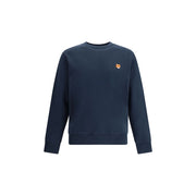 Maison Kitsuné Blue Cotton Sweatshirt