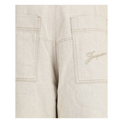 Jacquemus Beige Cotton Jeans Denim