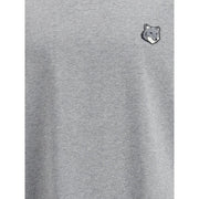 Maison Kitsuné Gray Cotton T-Shirt