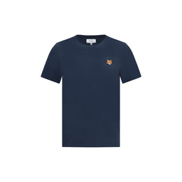 Maison Kitsuné Blue Cotton T-Shirt