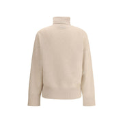 Fabiana Filippi Beige Wool Turtleneck