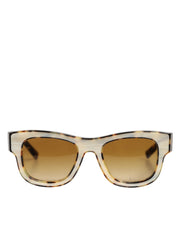 Dolce & Gabbana DG4379F White Tortoiseshell Gradient Acetate Shades Sunglasses