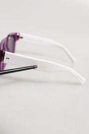 Dolce & Gabbana DG4356F White Acetate Aviator Shades Eyewear Sunglasses