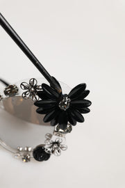 Dolce & Gabbana Transparent DG4292 Round Crystal Flowers Sunglasses