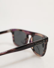 Dolce & Gabbana DG4390F Havana Full Rim Acetate Round Lenses Sunglasses