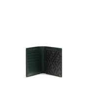 Fendi Black Calf Leather Bos Taurus Wallet