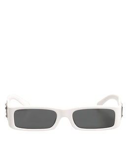 Dolce & Gabbana White Frame Re-Edition Shades Eyewear Sunglasses