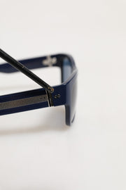 Dolce & Gabbana Blue Acetate Frame Polarized Lenses Sunglasses