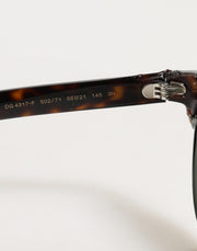 Dolce & Gabbana DG4317F Brown Tortoiseshell Pilot Frame Shades Sunglasses