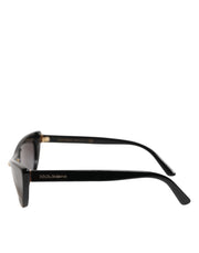 Dolce & Gabbana Black Re-Edition DNA Cat-Eye Frame Sunglasses
