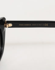 Dolce & Gabbana Black Re-Edition DNA Cat-Eye Frame Sunglasses