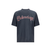 Balenciaga Black Cotton T-Shirt