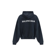 Balenciaga Black Cotton Sweatshirt