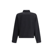 Lardini Black Fleece Wool Coat