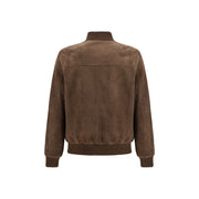 D'amico Brown Leather Bomber
