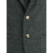 Gi Capri Green Fleece Wool Blazer