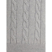 Aragona Cashmere Gray Cashmere Sweatshirt