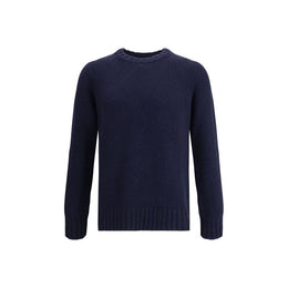 Aragona Cashmere Blue Merino Wool Sweatshirt