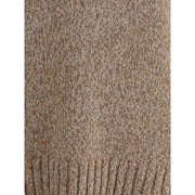 Aragona Cashmere Brown Merino Wool Sweatshirt