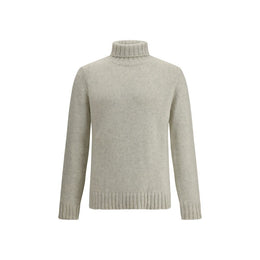 Aragona Cashmere Gray Alpaca Vicugna Pacos Turtleneck