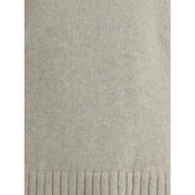 Aragona Cashmere Gray Alpaca Vicugna Pacos Turtleneck