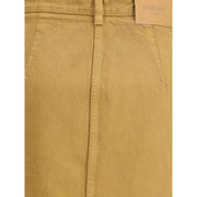 Saint Laurent Beige Denim Skirt